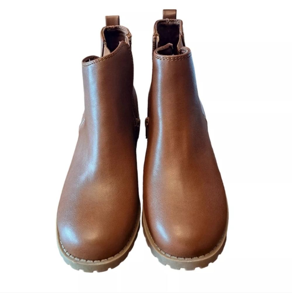 Sonoma Goods For Life Cilantro Womens Size 6 Cognac Brown Ankle Bootie Boots